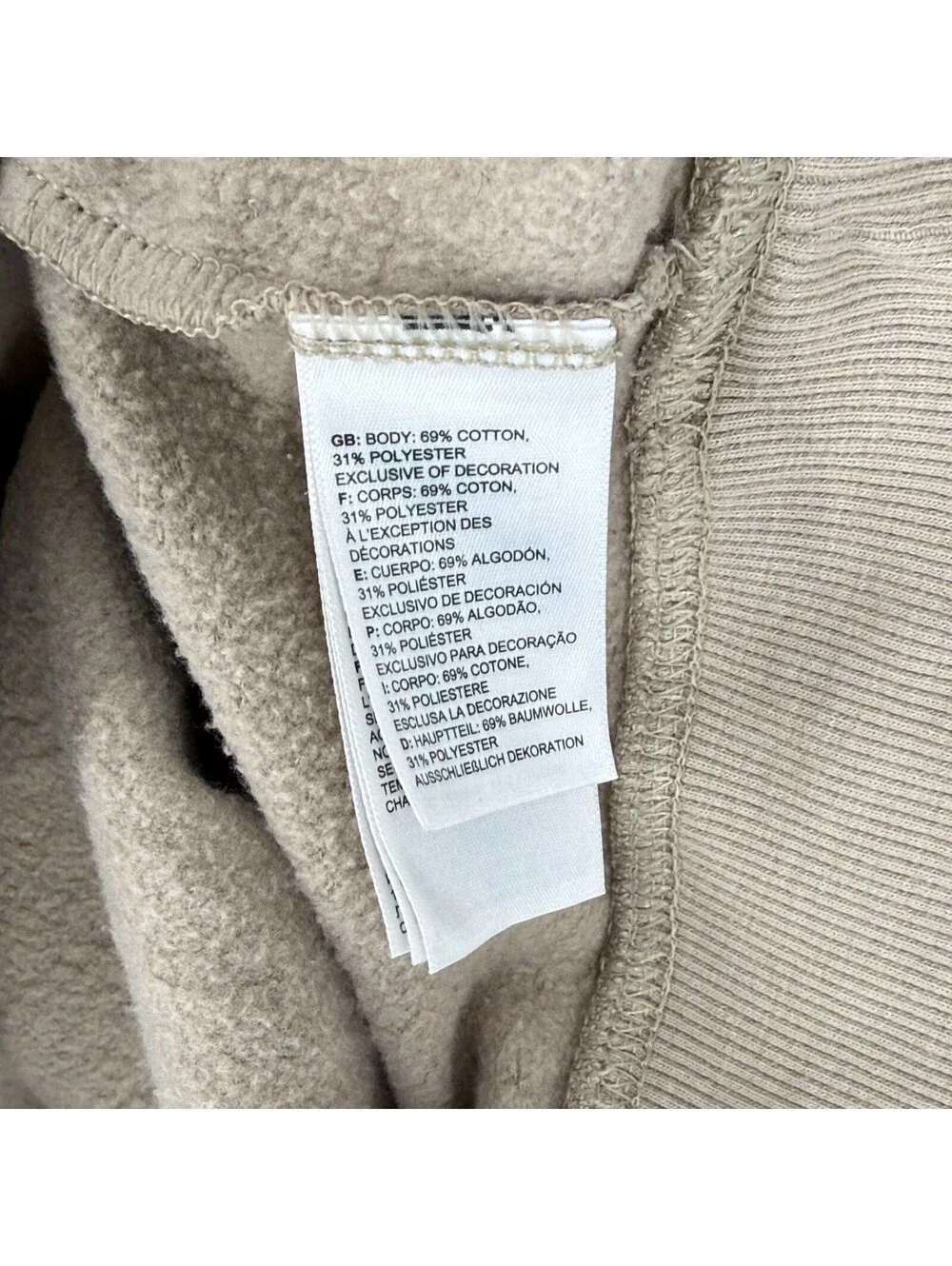 The North Face Half Dome Pullover Fleece Hoodie Flax‎ Kelp Tan Camo Men’s Large